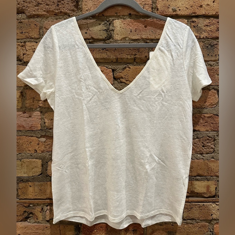 Sézane - Lucia T-Shirt - Size Medium - White - NWT